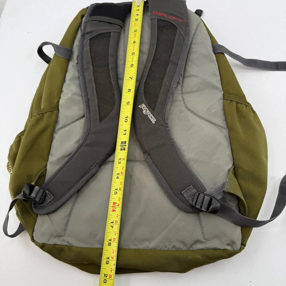 JanSport Airlift Backpack Mens OS Olive Green T274 Tactical Gorpcore Hiking